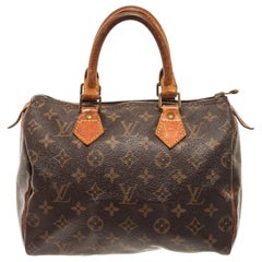 Louis Vuitton Brown Monogram Speedy 25 Cm Handbag
