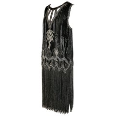 Used Art Deco 'Flapper' Beaded Cocktail Dress