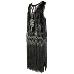 Art Deco 'Flapper' Beaded Cocktail Dress