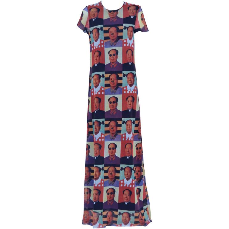 Iconic Rare Vivienne Tam Mao Dress 1995 Seen At Many Museums And Iconic Rare Vivienne Tam Mao Dress 1995 Seen At Many Museums And Exhibit For