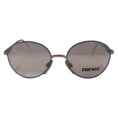 Fiorucci light blue frames glasses NWOT