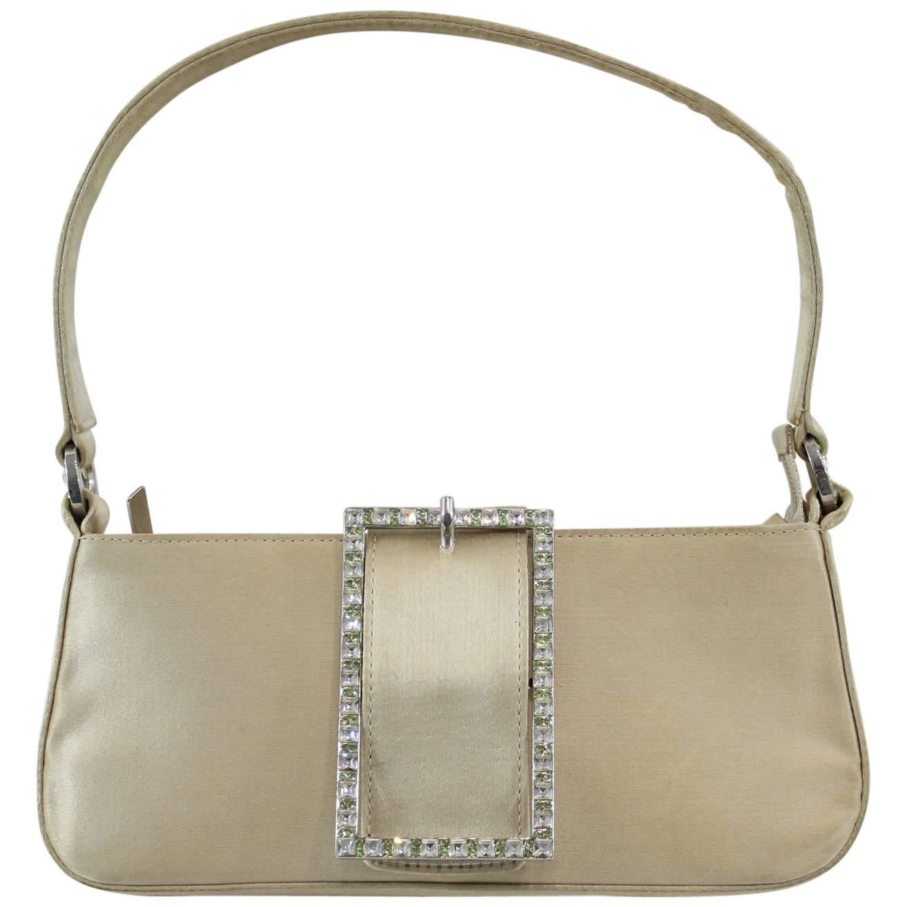 Jimmy Choo small Weeding Bag with Swarovsky Crystals For Sale