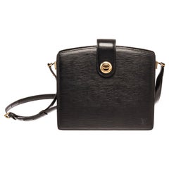 Louis Vuitton Black Epi Leather Capucines Shoulder Bag