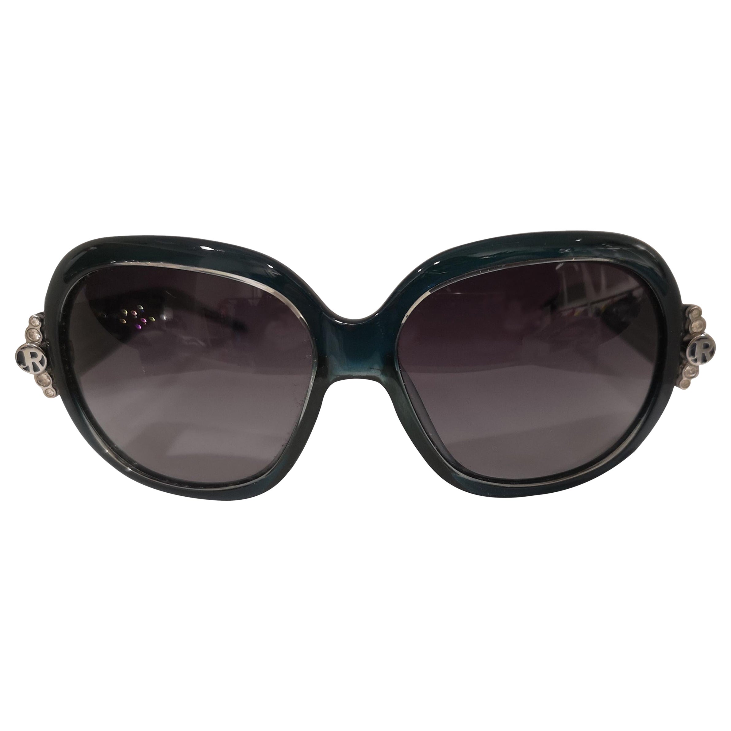 John Richmond blue green sunglasses For Sale