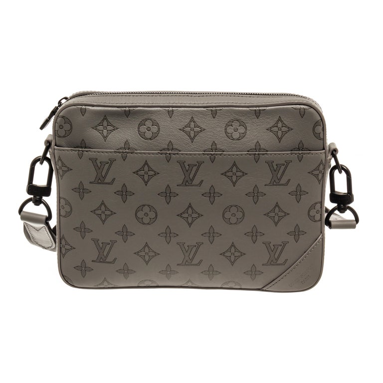 Louis Vuitton Grey Monogram Duo Messenger Bag at 1stDibs