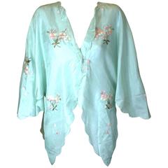 Edwardian China Silk Butterfly Blouse 9