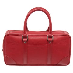 Louis Vuitton Red Epi Leather Vivienne Long Handbag