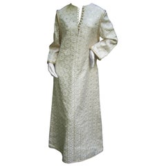 Superb Malcolm Starr Brocaded Caftan. 1960's.