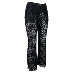 Vintage SS 1999 Alexander McQueen Lace Trousers