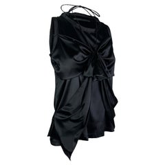 Vintage 2000s Jean-Paul Gaultier Draped Silk Top