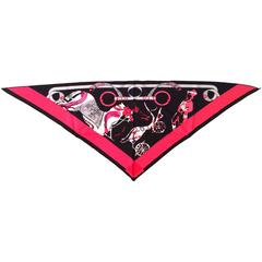 New Rare Hermes Triangle Scarf with Original Box 4