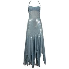 Atelier Versace haute couture halter-neck evening dress, circa 2003 2