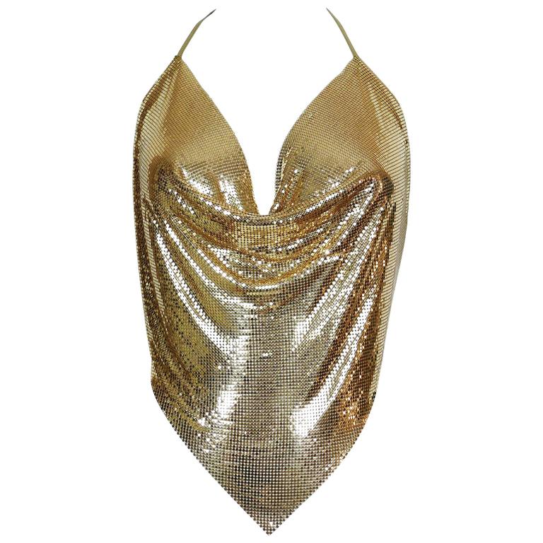 mesh halter top