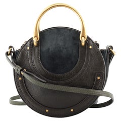 Chloe Pixie Crossbody Bag Leather and Suede Small