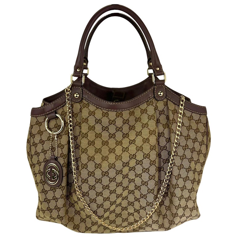 Gucci Sukey Large Monogram GG Canvas Hand Bag Tote 211943 added insert For  Sale at 1stDibs | gucci giant monogram, gucci sukey large tote, gucci 211943