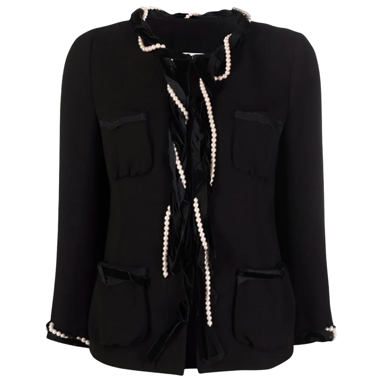 Gorgeous Moschino Black Jacket For Sale