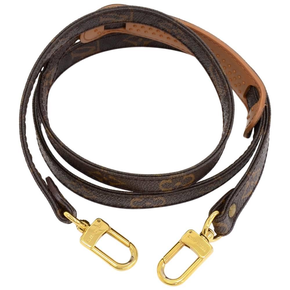 Louis Vuitton Monogram Canvas Shoulder Strap For Medium Bags