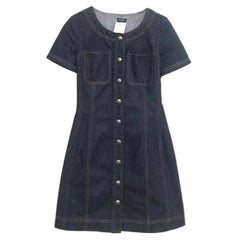 Retro Chanel 1997 CC Denim Dress