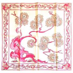 Rare Vintage 1960's Emilio Pucci Scarf - 100% Cotton 10