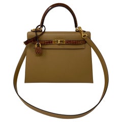 Hermes Kelly Chai 25 Touch Bag 