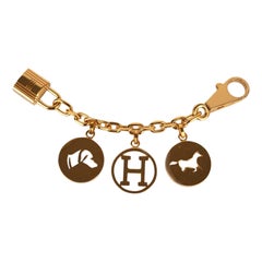 Hermes Gold Breloque Bag Charm Limited Edition New