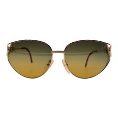 Christian Dior Vintage Gold Metal Sunglasses 2750 59-15 135 mm