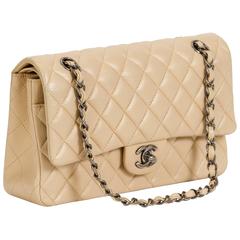 Chanel Beige Caviar Double Flap Bag