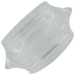 Christian Dior Boutique Space Age Chunky Clear Lucite Cuff Bracelet 12