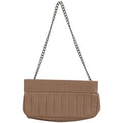 Chanel Etoupe Lambskin Shoulder Bag