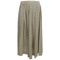 Vintage Valentino Boutique Floral print pleated skirt 1960s 8