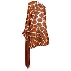 Cavalli Asymmetrical Giraffe Tassel Tunic