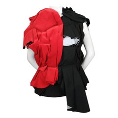 2013 COMME DES GARCONS black and red RUNWAY jacket