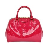 Louis Vuitton Rose Pop Monogram Vernis Alma GM Bag at 1stDibs