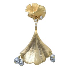 broche ginkgo  Pièces de joaillerie vintage, pièces vintage des années 1970