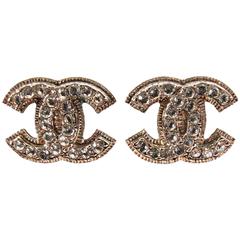 Chanel Crystal Earrings