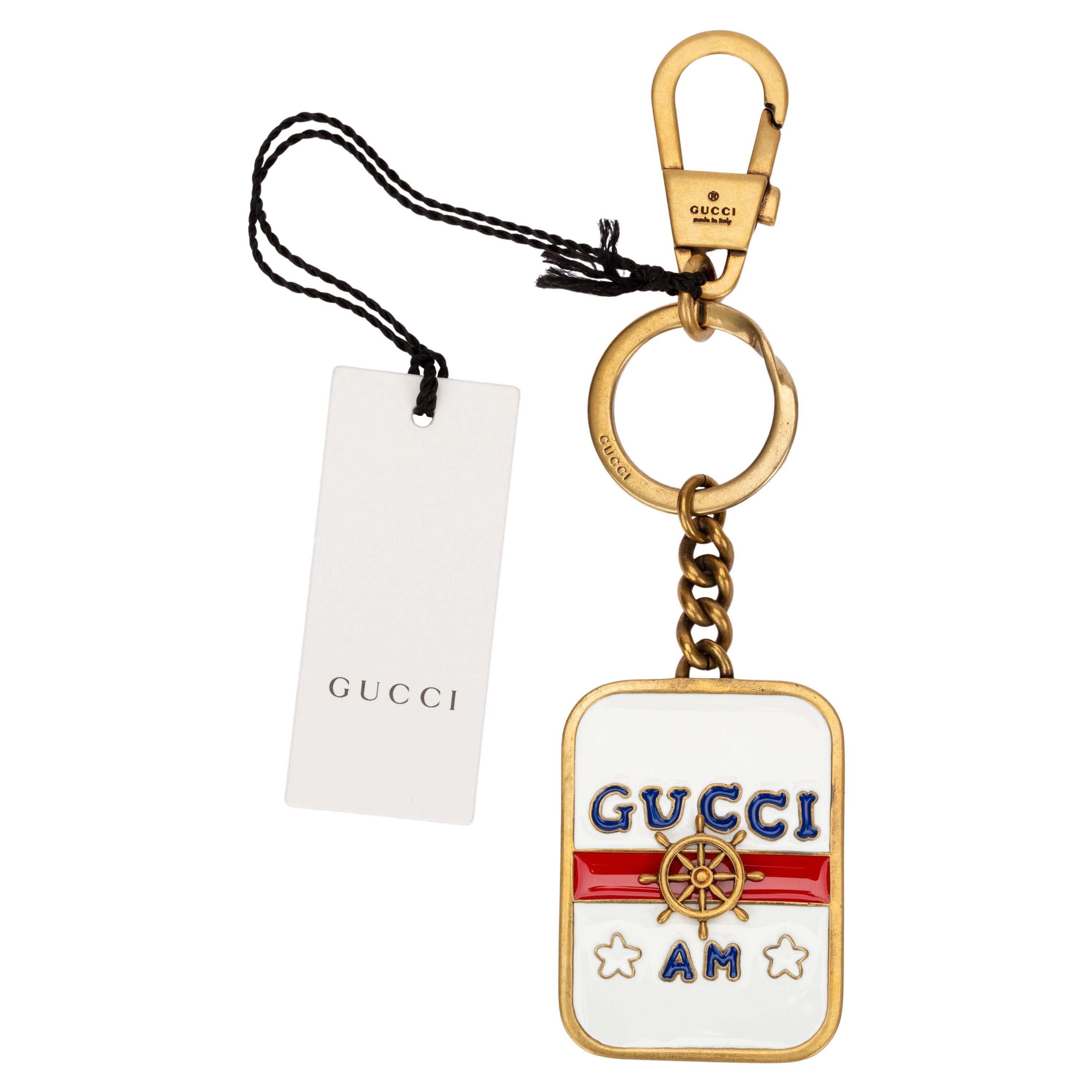 Neu, mehrfarbige, nautische Schlüsselanhänger von Gucci