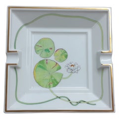 Hermès Printed Porcelain Ashtray Change Tray Un Jardin Sur Le Nil