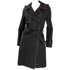 Chanel Trenchcoat - black/silver Runway 3