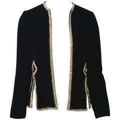 Malcolm Starr Black Velvet Jacket