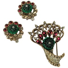 Gilt Metal Brooches