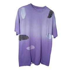 T-Shirt Lilac Sequin Silk Cotton J Dauphin