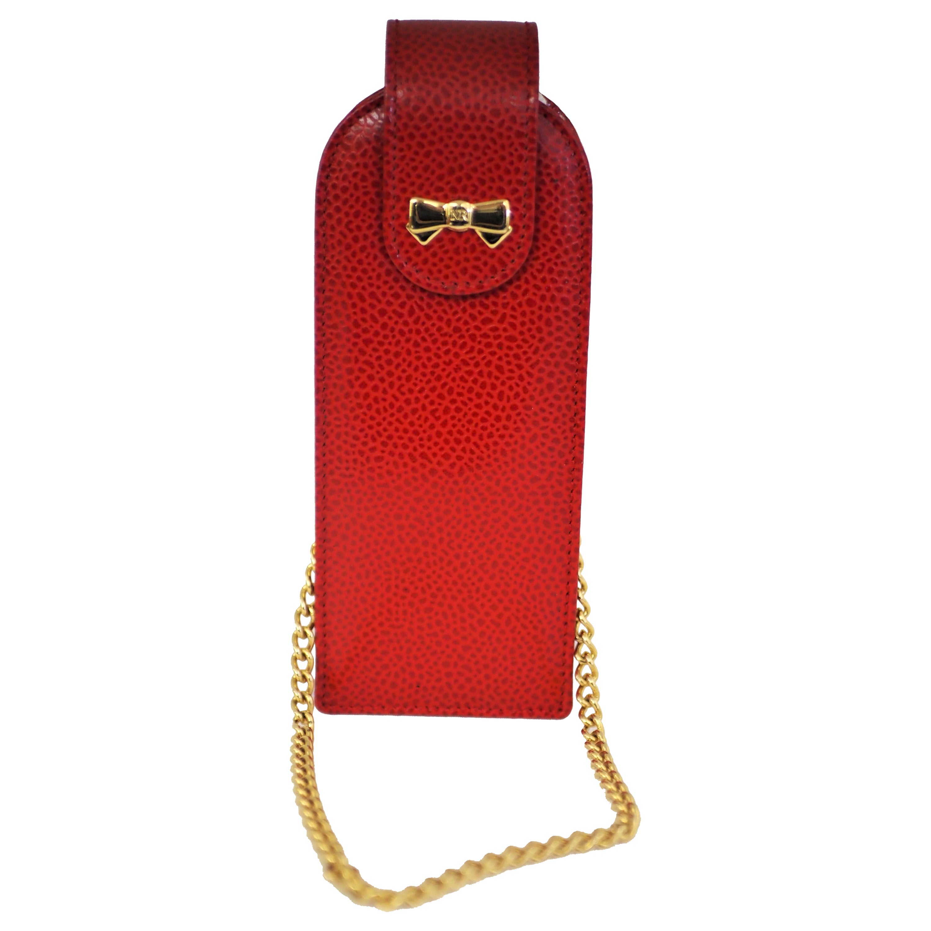 Nina Ricci - Petit sac à main rouge à bandoulière en vente