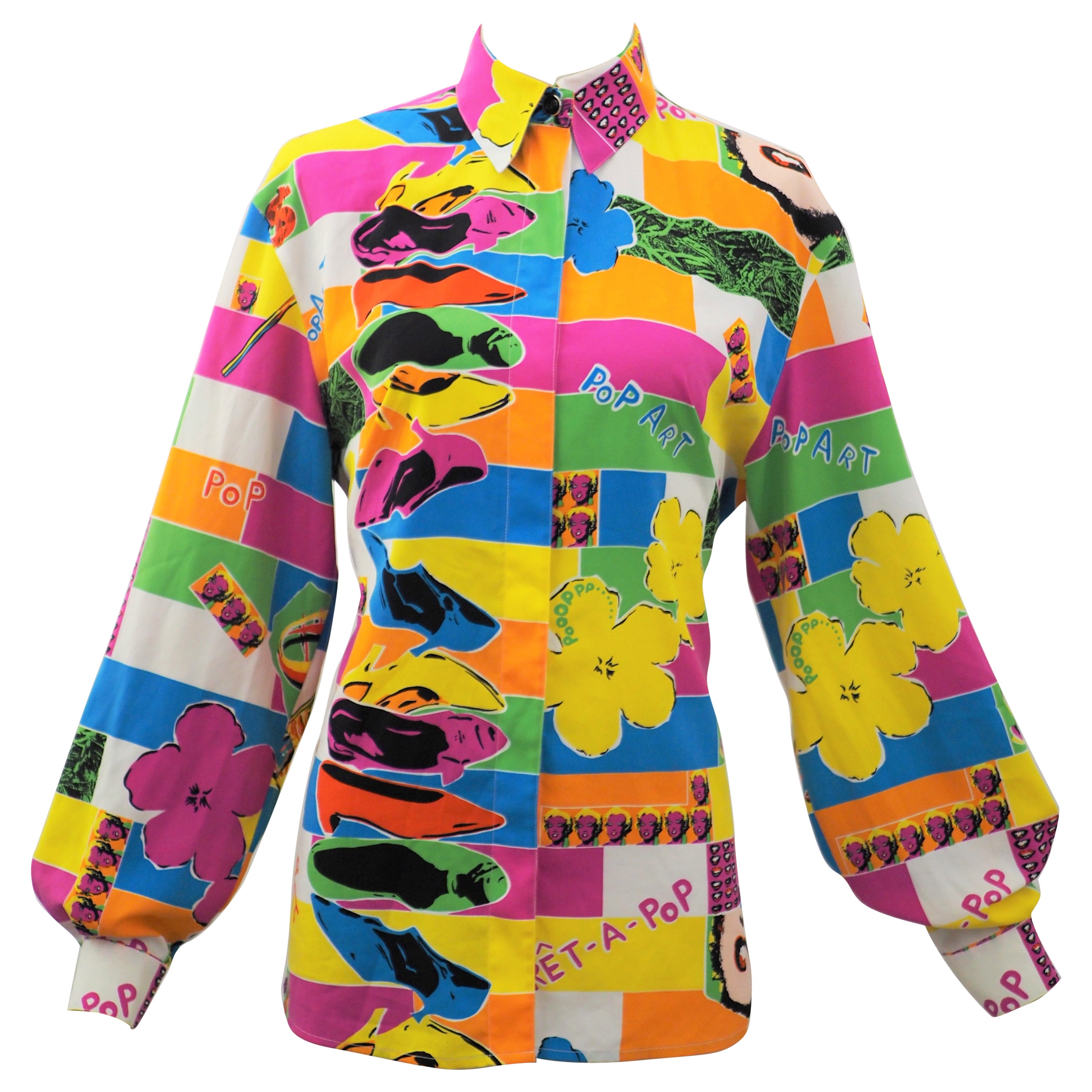 Louis Féraud multicoloured vintage shirt