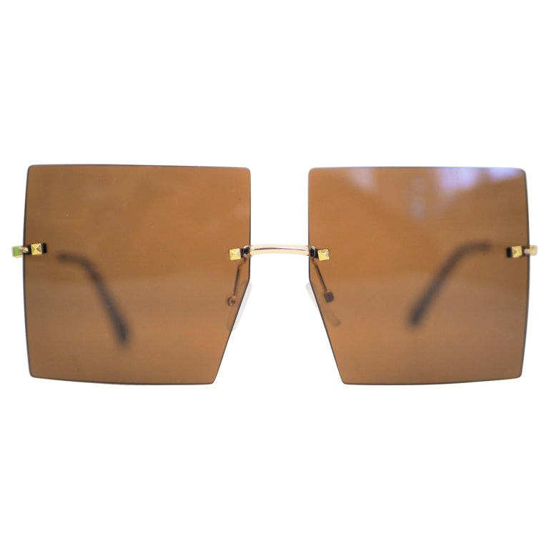 Vintage brown sunglasses For Sale at 1stDibs