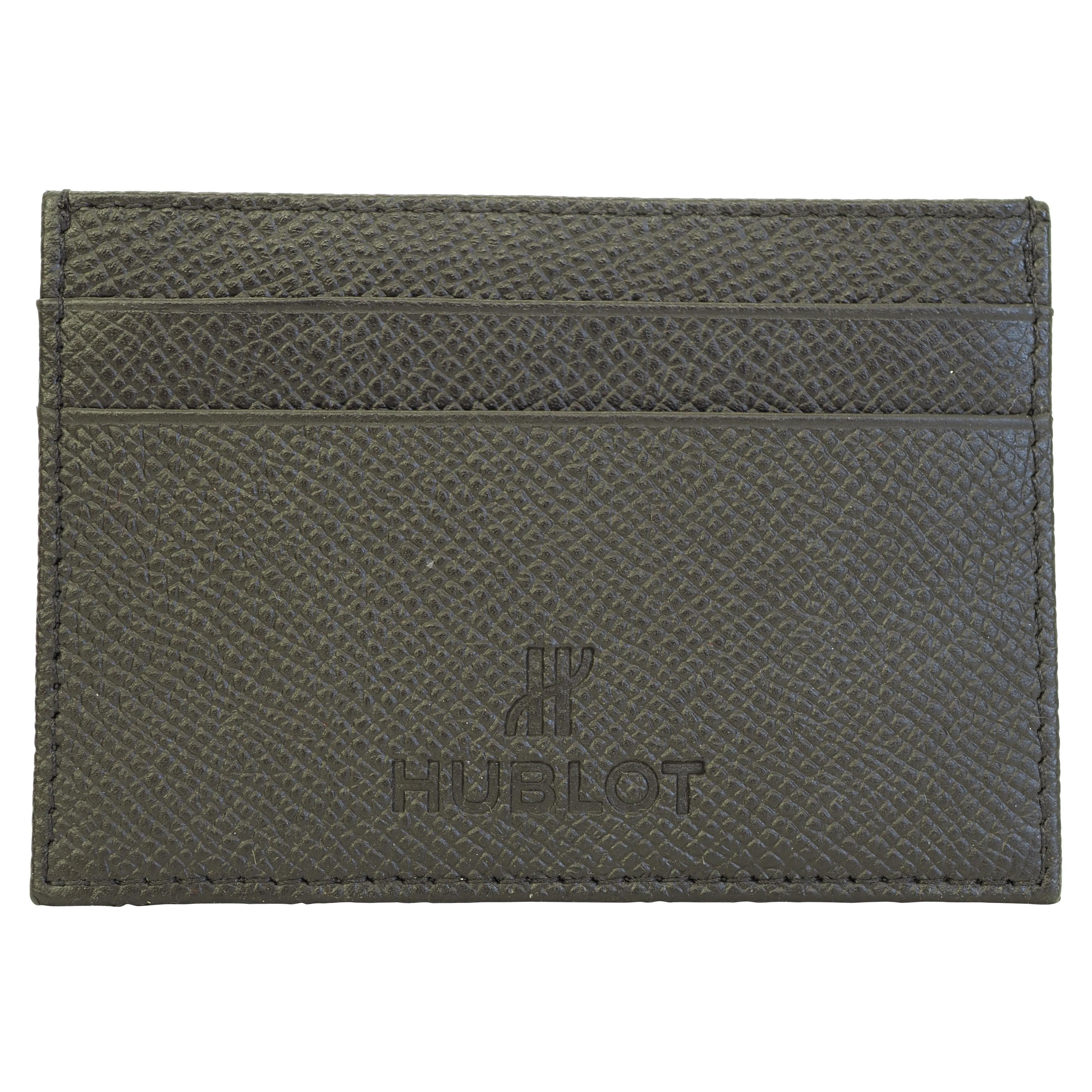 Hublot Black Leather Cardholder