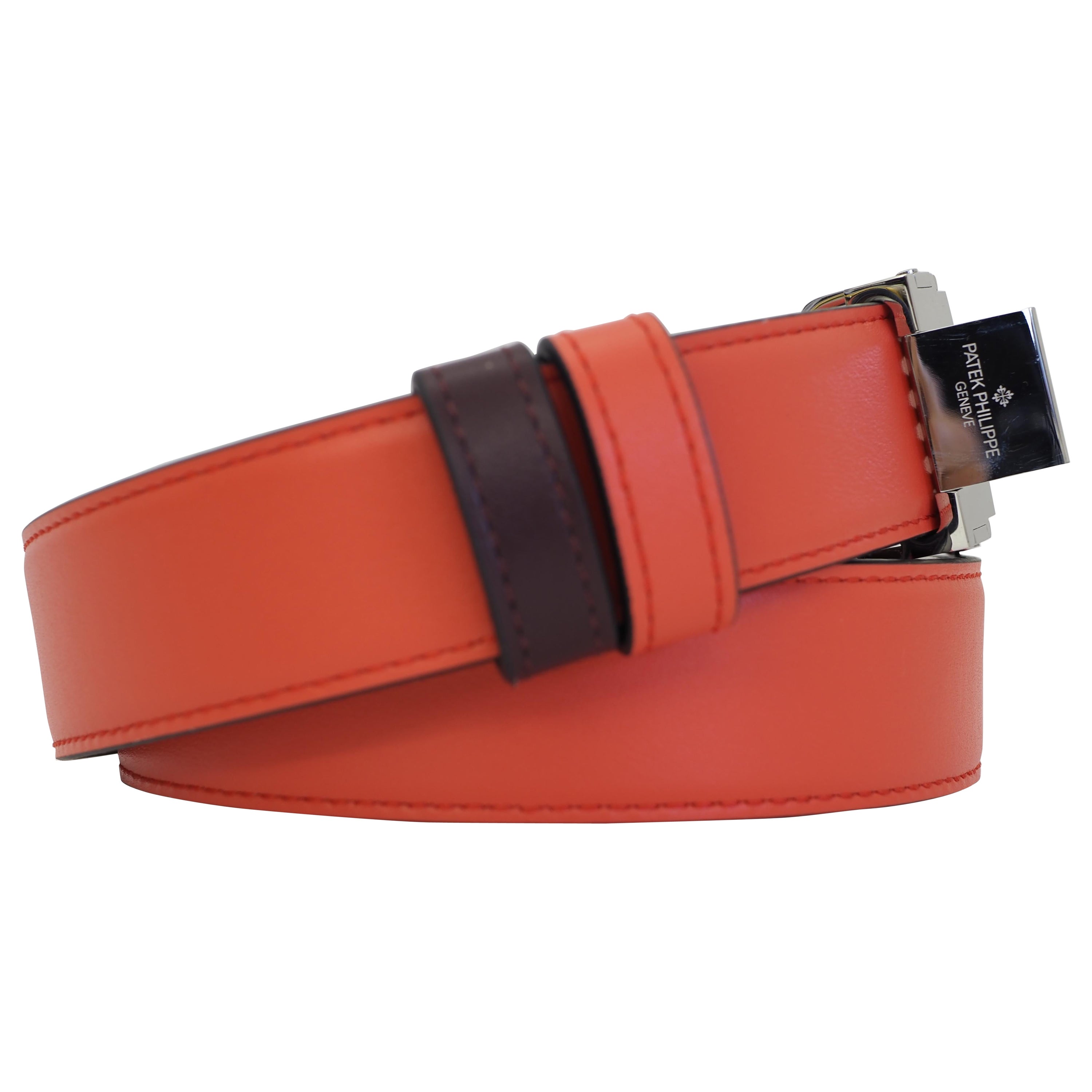 Patek Philippe leather belt For Sale