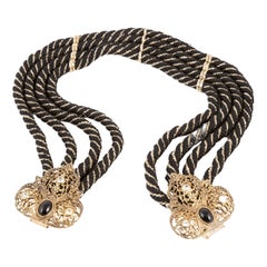 Yves Saint Laurent YSL Iconic 1978-79 Juwelen geflochtener Gürtel