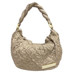 Louis Vuitton Olympe Nimbus Borsa a manico alto in pelle beige emprainte