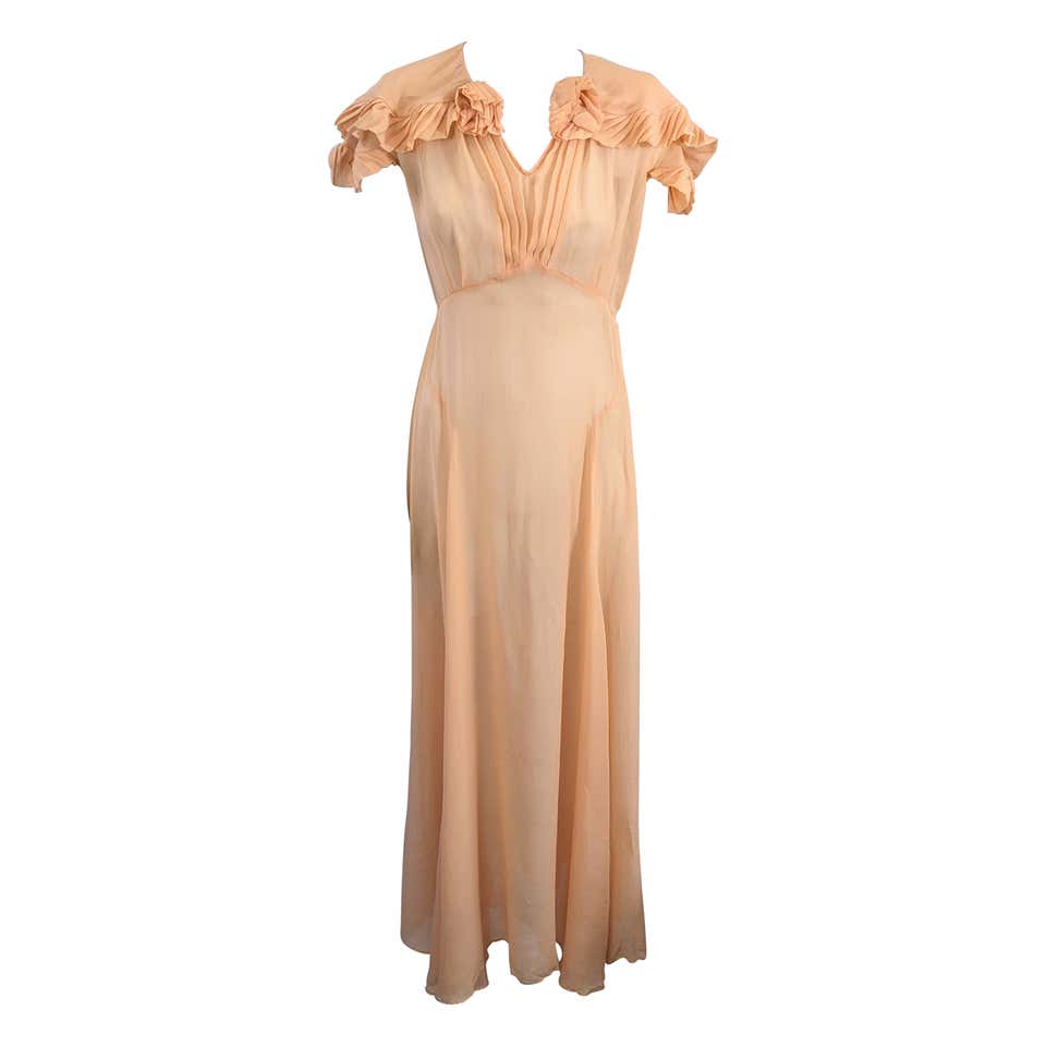 Geoffrey Beene Crepe Gown For Sale at 1stDibs