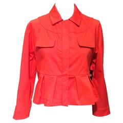 Miu Miu red dinner jacket, Sz. S